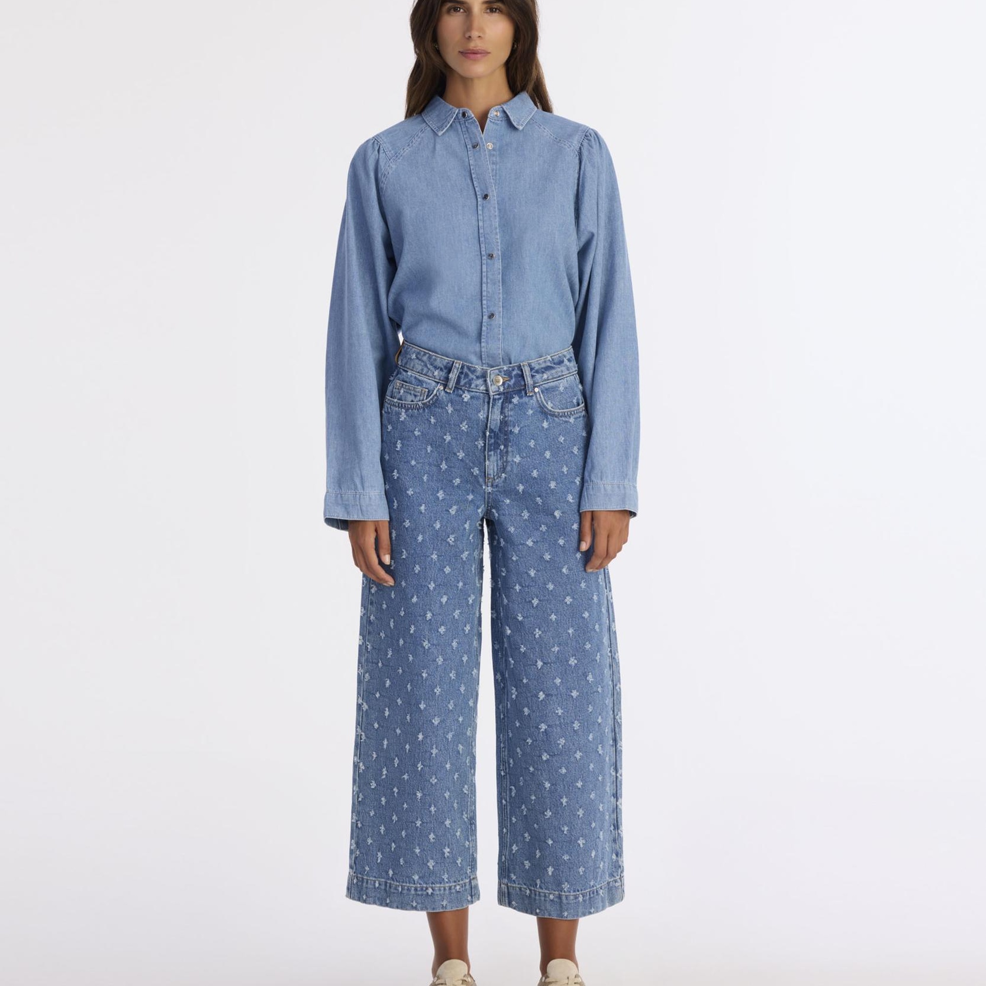 YARGICI Wide Leg Yüksek Bel Pantolon