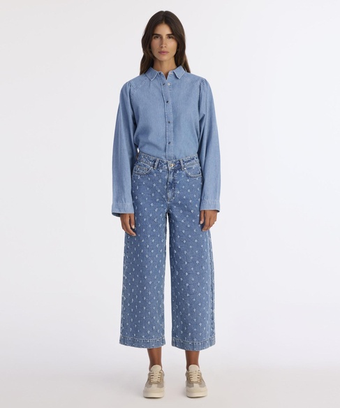  YARGICI Wide Leg Yüksek Bel Pantolon