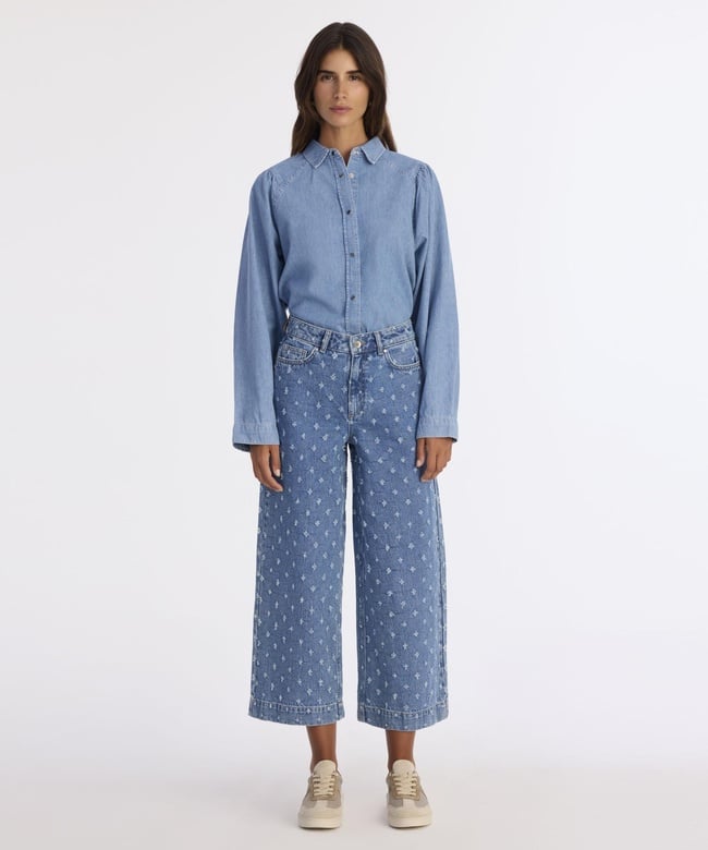  YARGICI Wide Leg Yüksek Bel Pantolon