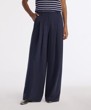  YARGICI Geniş Yüksek Bel Pantolon