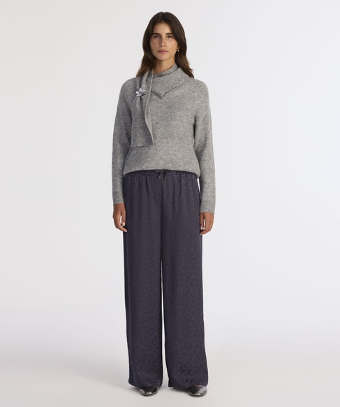  YARGICI Geniş Yüksek Bel Pantolon