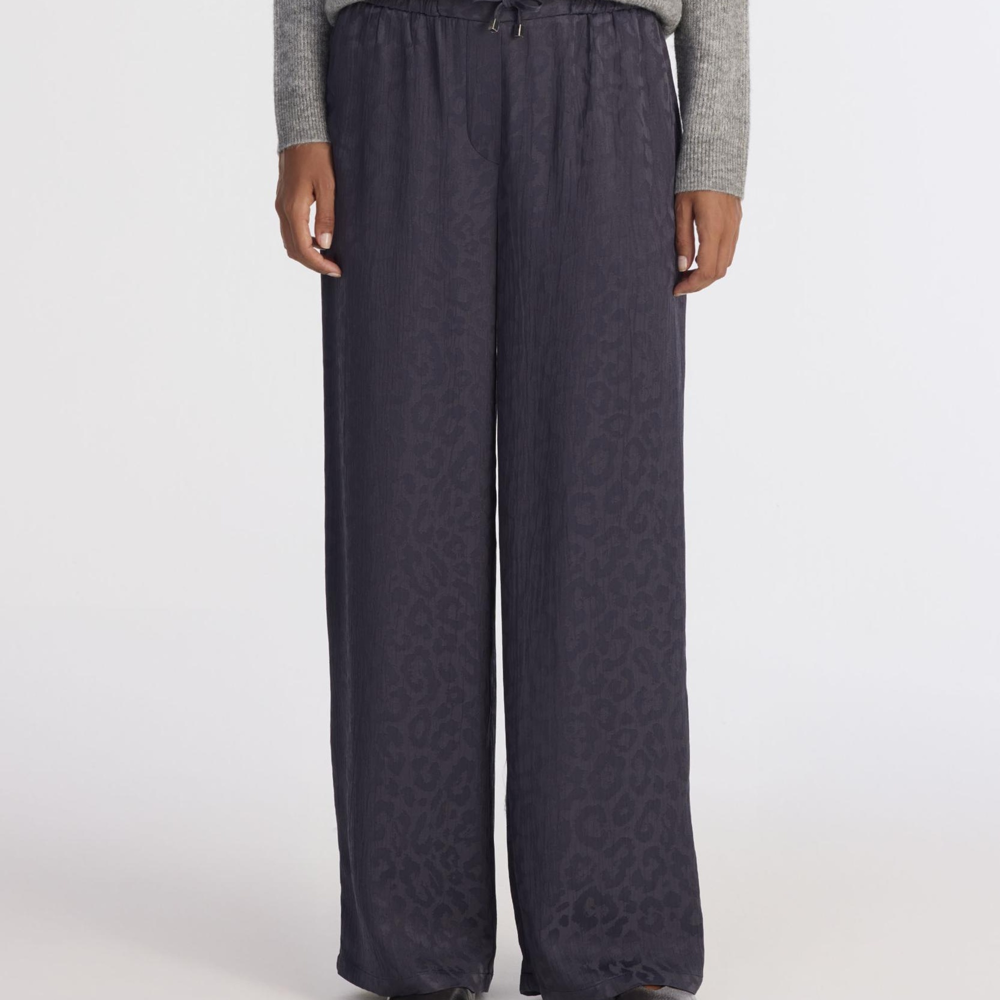 YARGICI Geniş Yüksek Bel Pantolon