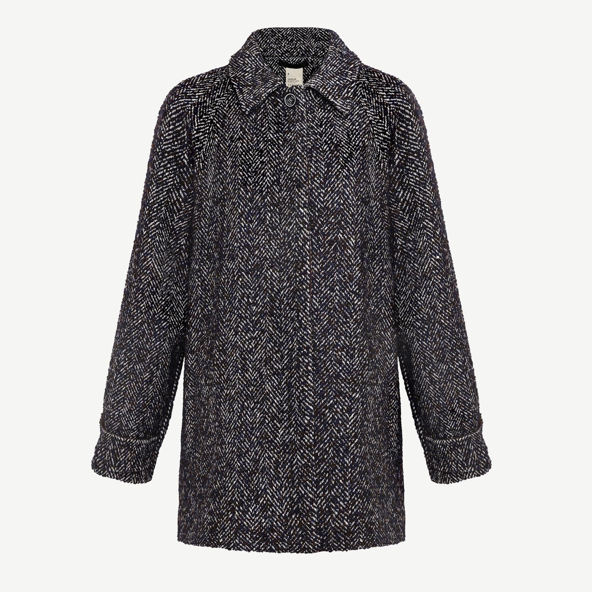 YARGICI Regular Gömlek Yaka Uzun Kol Palto