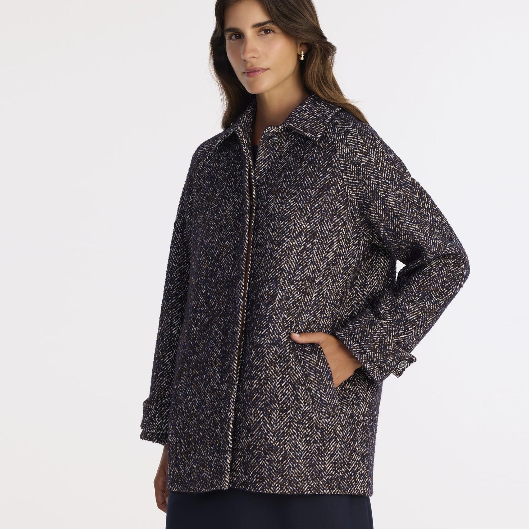 YARGICI Regular Gömlek Yaka Uzun Kol Palto