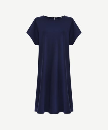  YARGICI Arka Detaylı Kısa Kollu Kısa Elbise