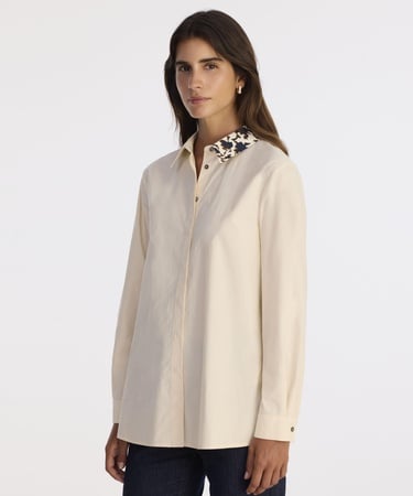  YARGICI Geniş Gömlek Yaka Uzun Kol Gömlek