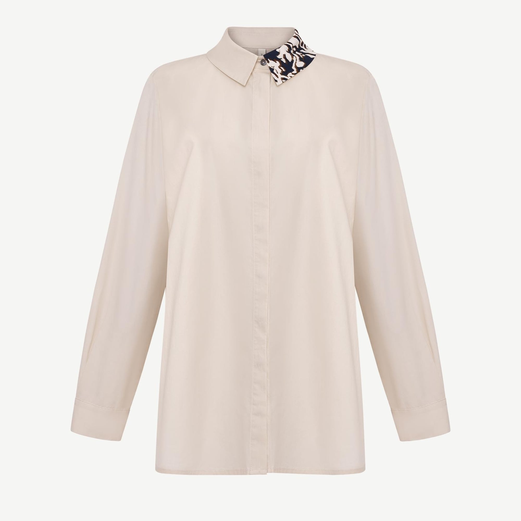 YARGICI Geniş Gömlek Yaka Uzun Kol Gömlek