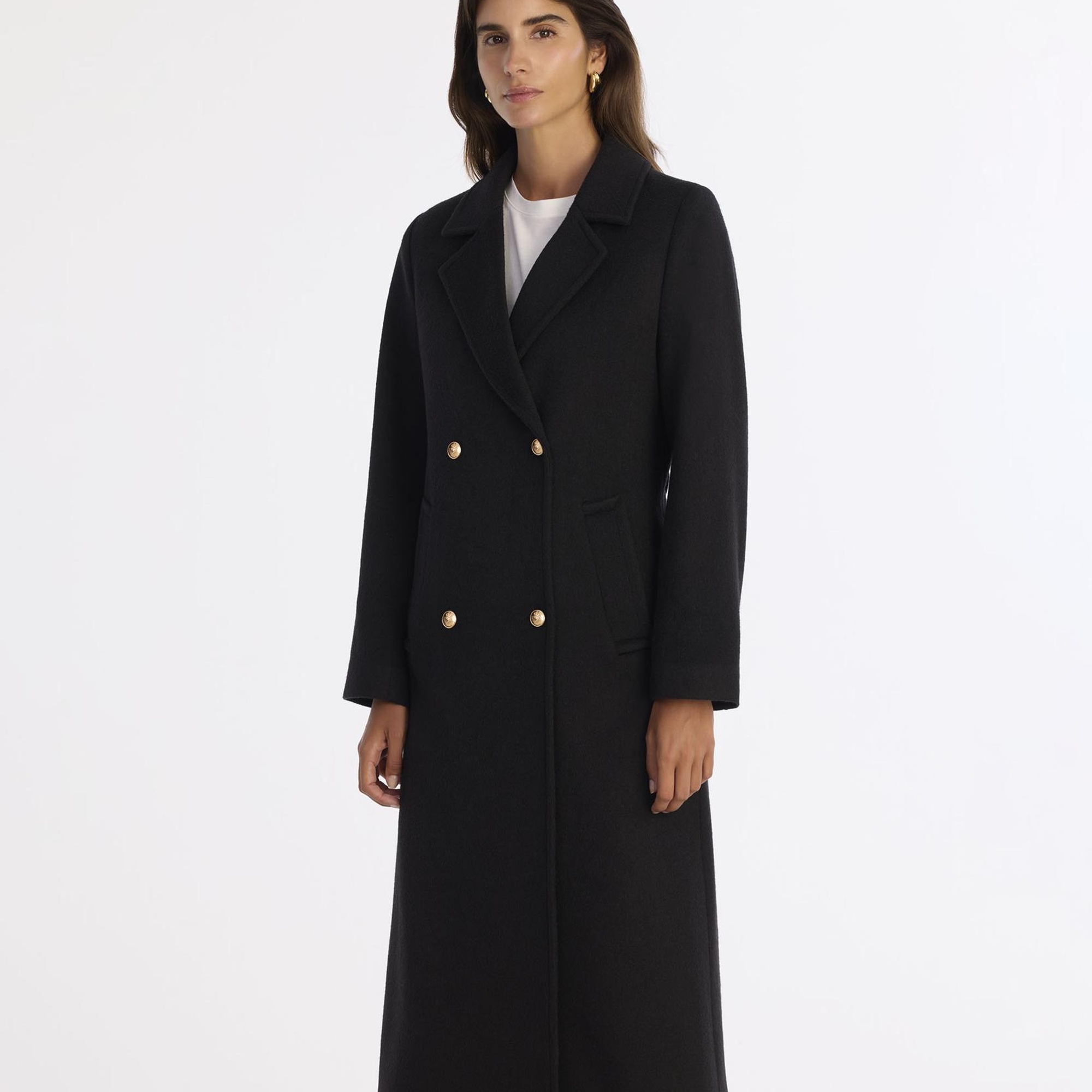 YARGICI Ceket Yaka Uzun Kol Palto