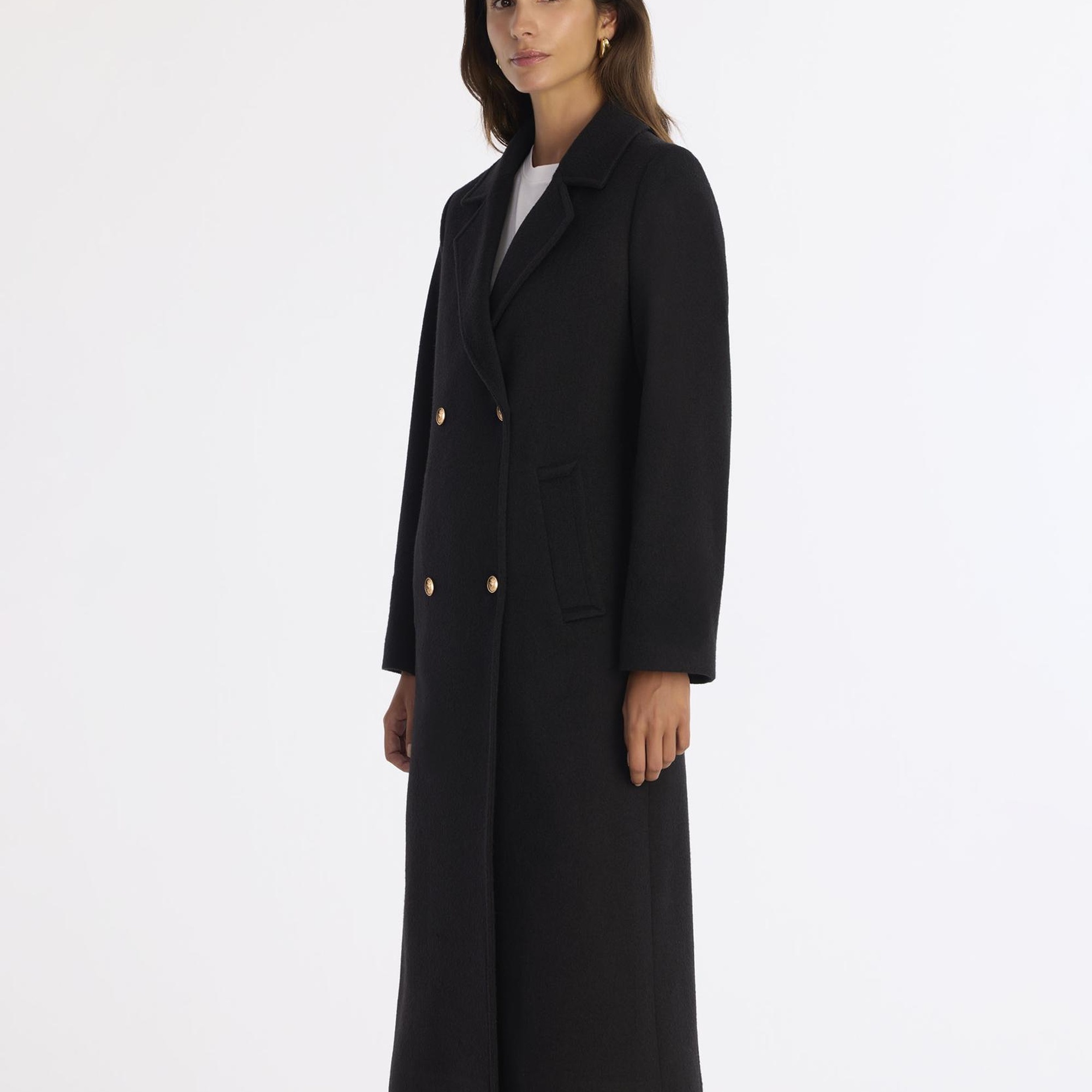 YARGICI Ceket Yaka Uzun Kol Palto