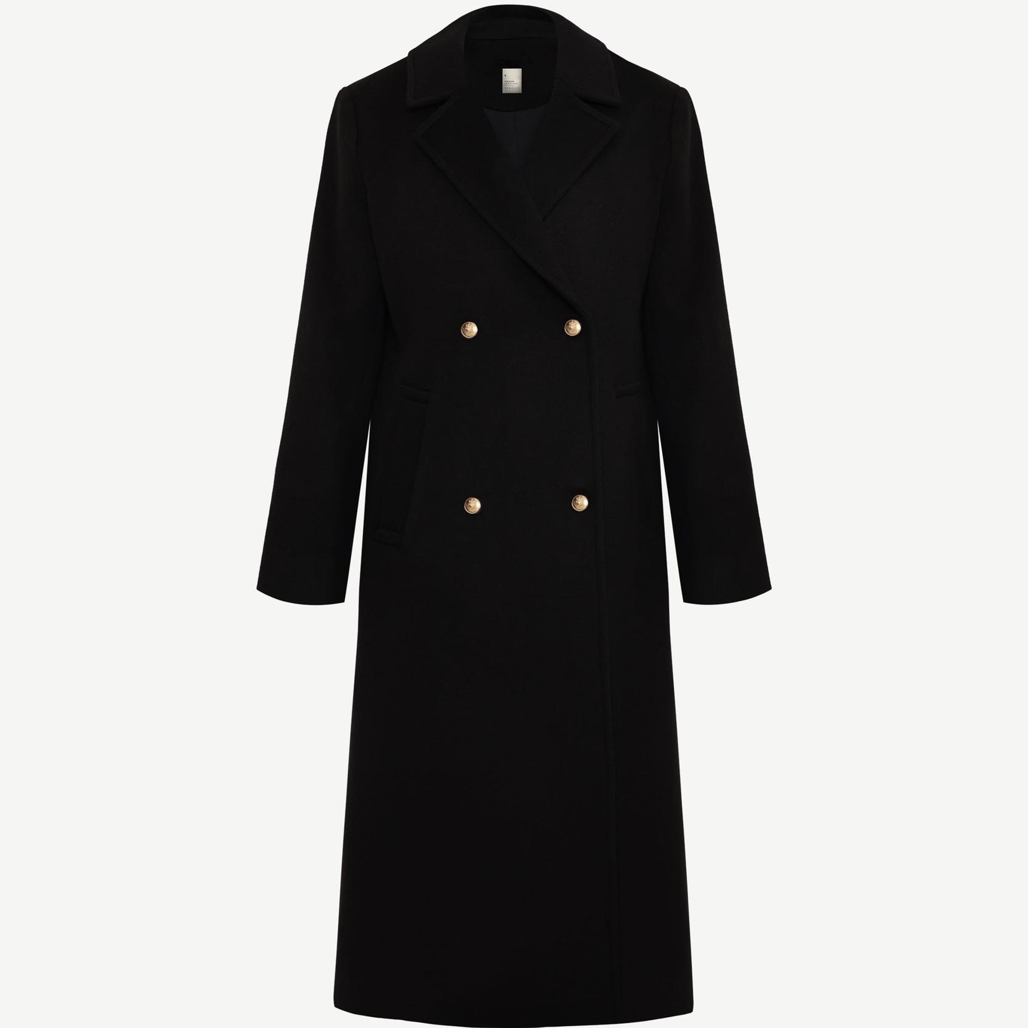 YARGICI Ceket Yaka Uzun Kol Palto