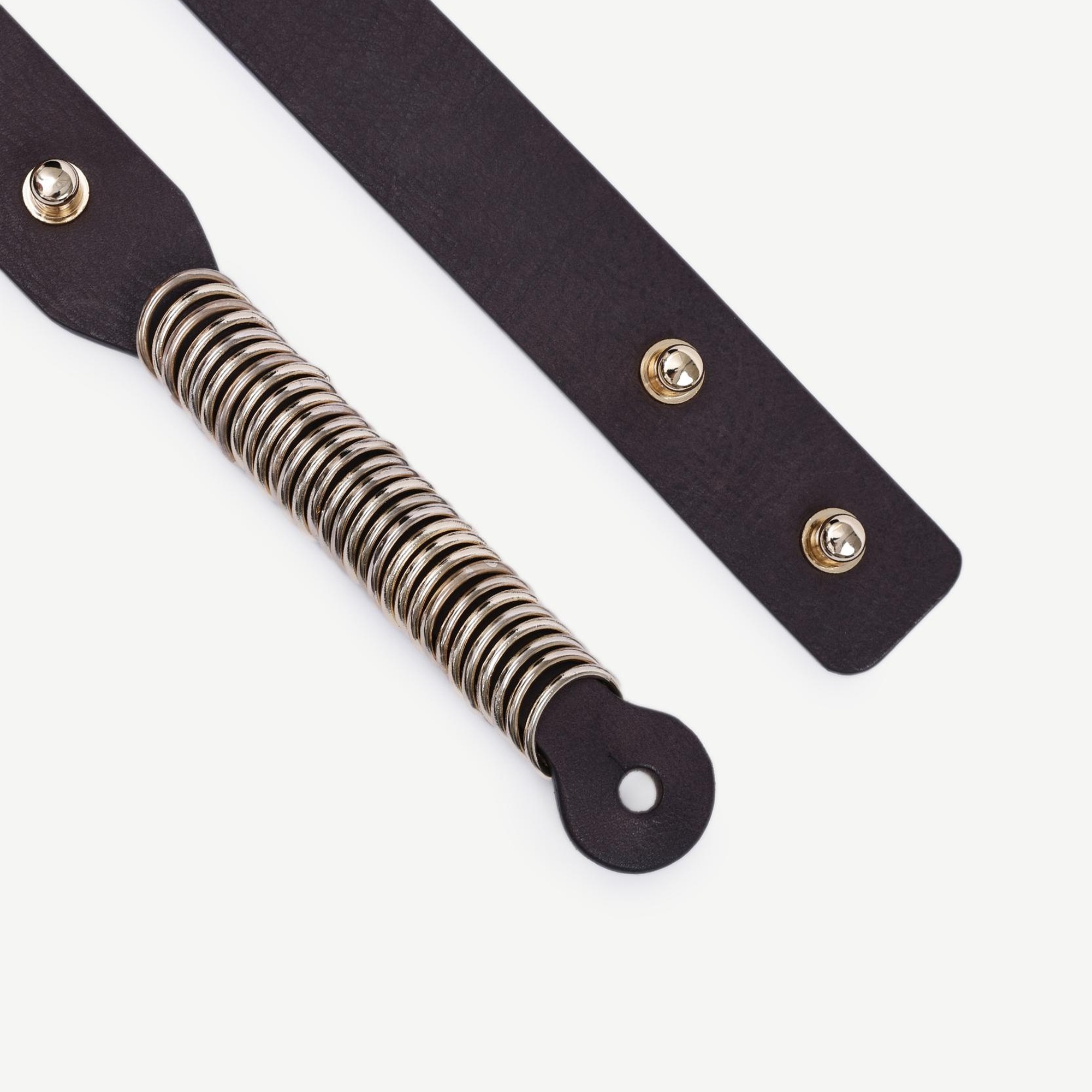 YARGICI Aksesuar Detaylı Deri Bel Kemeri