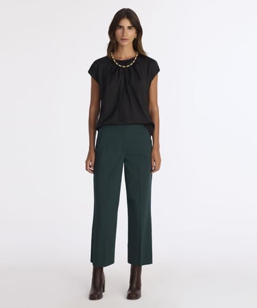  YARGICI Düz Yüksek Bel Pantolon