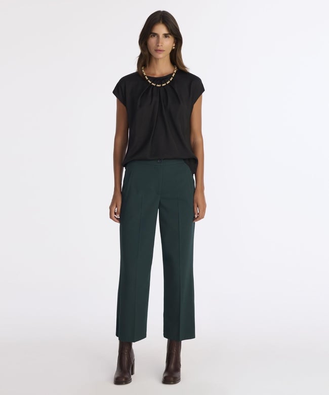  YARGICI Düz Yüksek Bel Pantolon