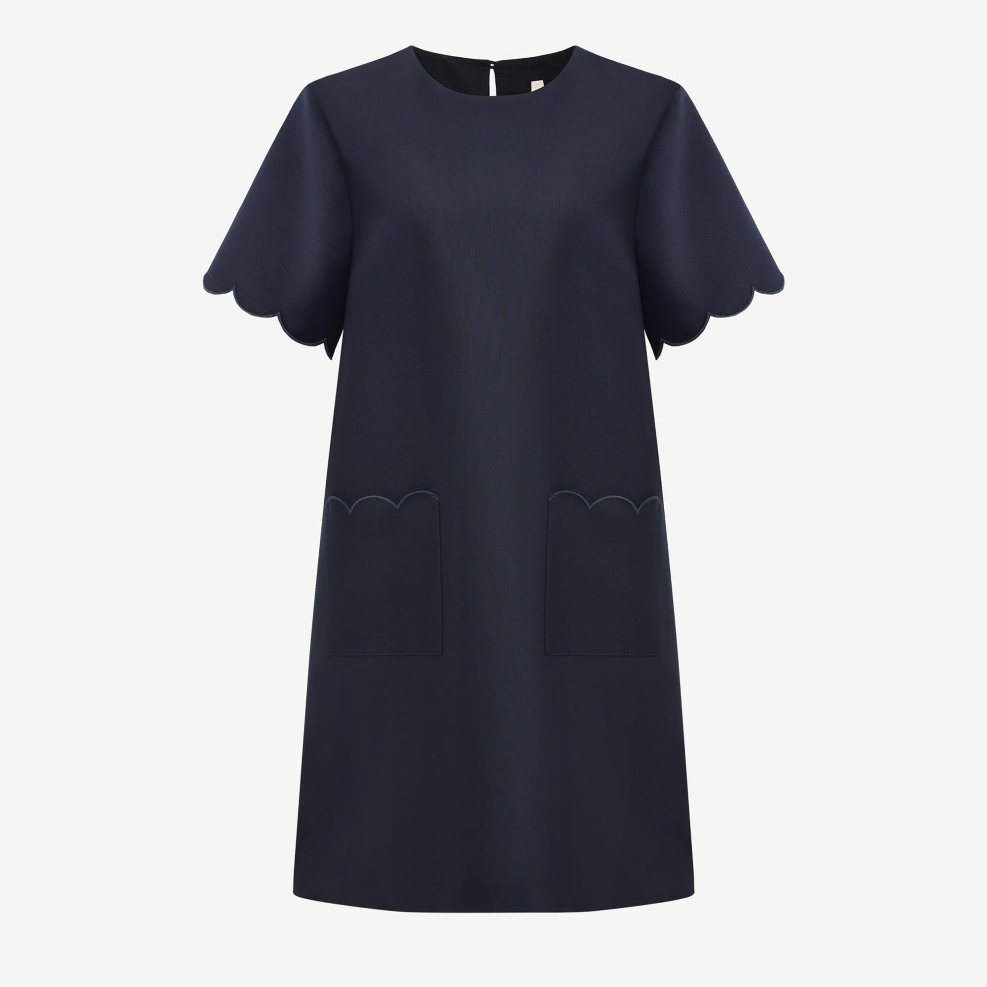 YARGICI Bol Bisiklet Yaka Kısa Kol Elbise