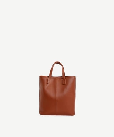  YARGICI Fermuarlı Deri El Çantası