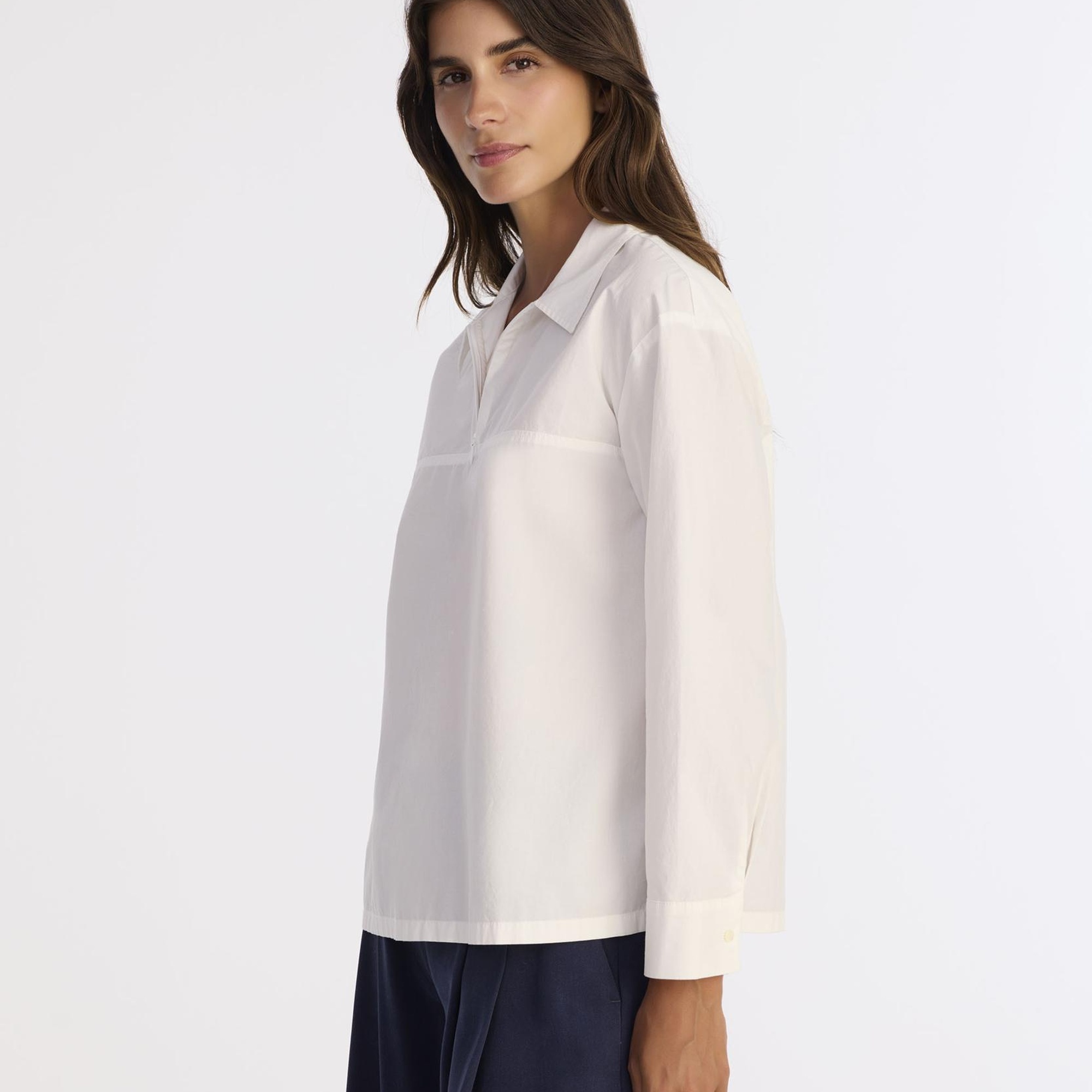 YARGICI Regular Gömlek Yaka Uzun Kol Bluz