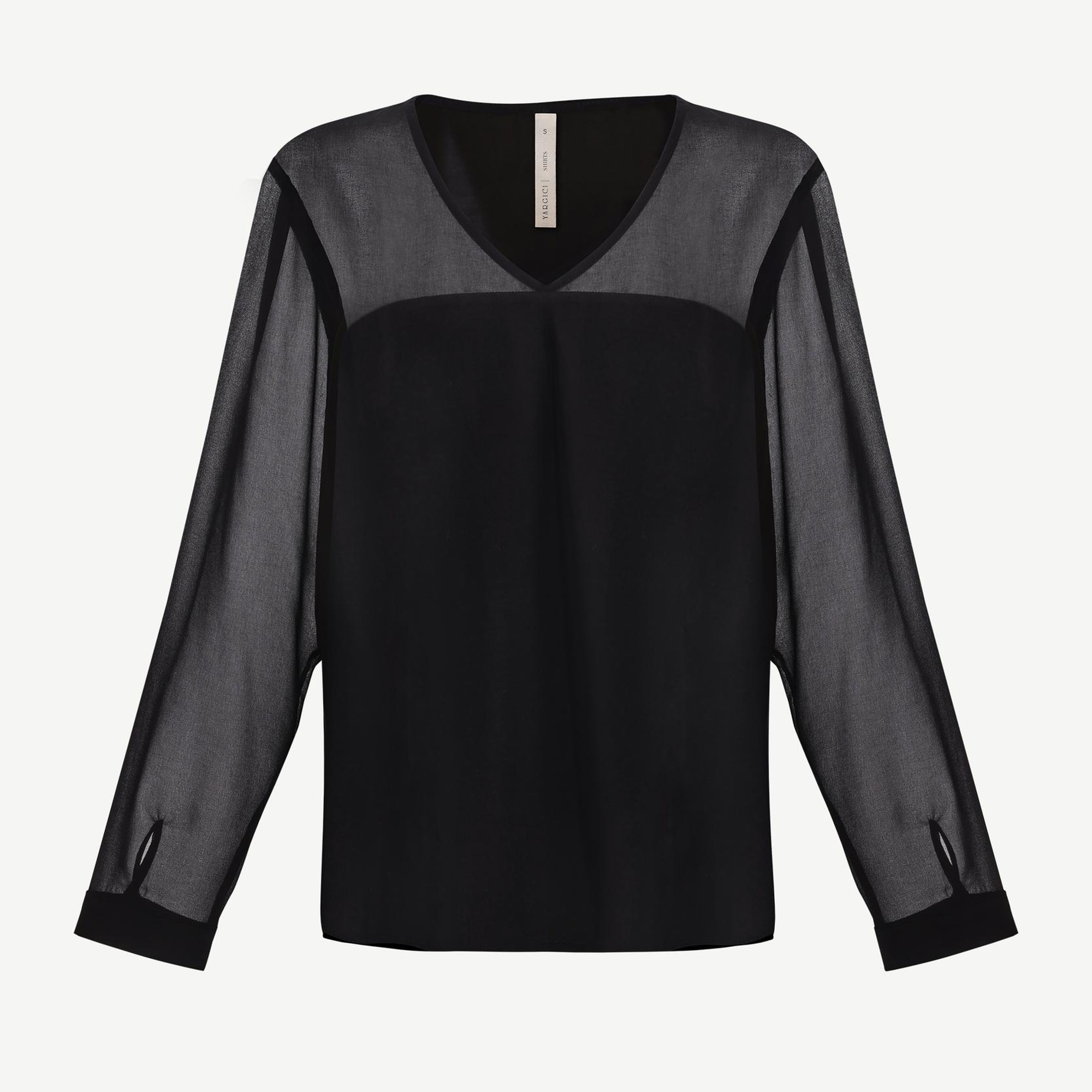 YARGICI Regular V Yaka Uzun Kol Bluz