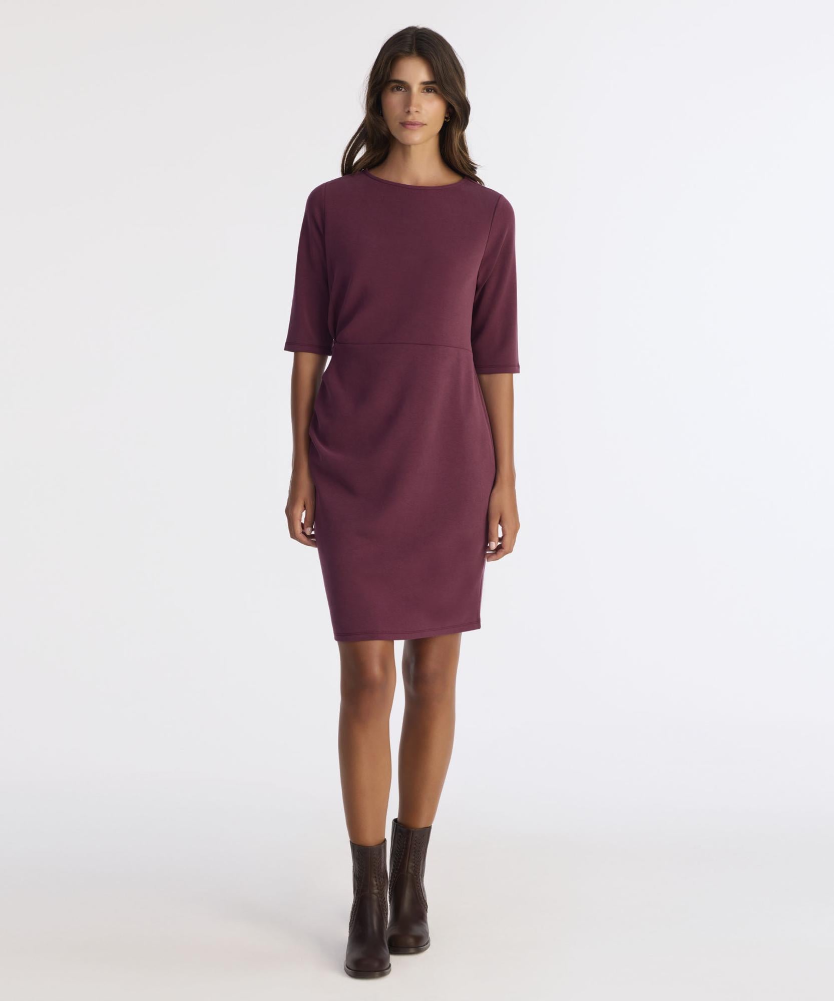  YARGICI Drape Detaylı Kısa Elbise