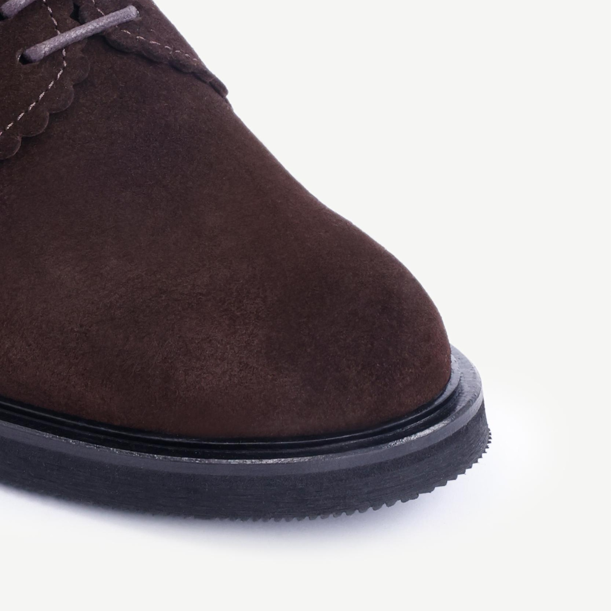 YARGICI Bağcıklı Deri Düz Ayakkabı