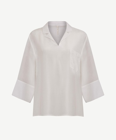  YARGICI Regular Gömlek Yaka 3/4 Kol Bluz