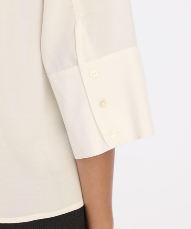  YARGICI Regular Gömlek Yaka 3/4 Kol Bluz