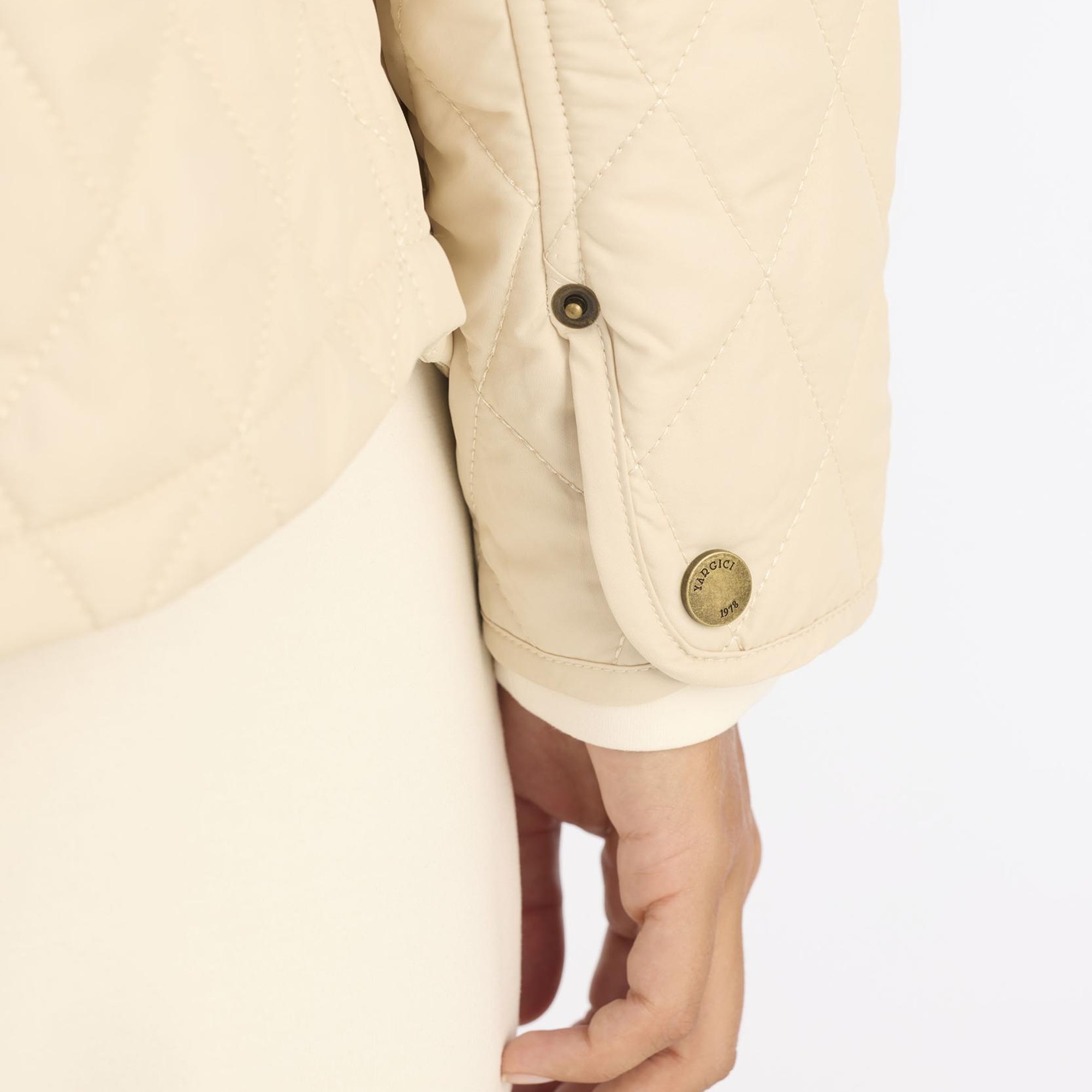 YARGICI Mikrofiber Kadife Yaka Ceket