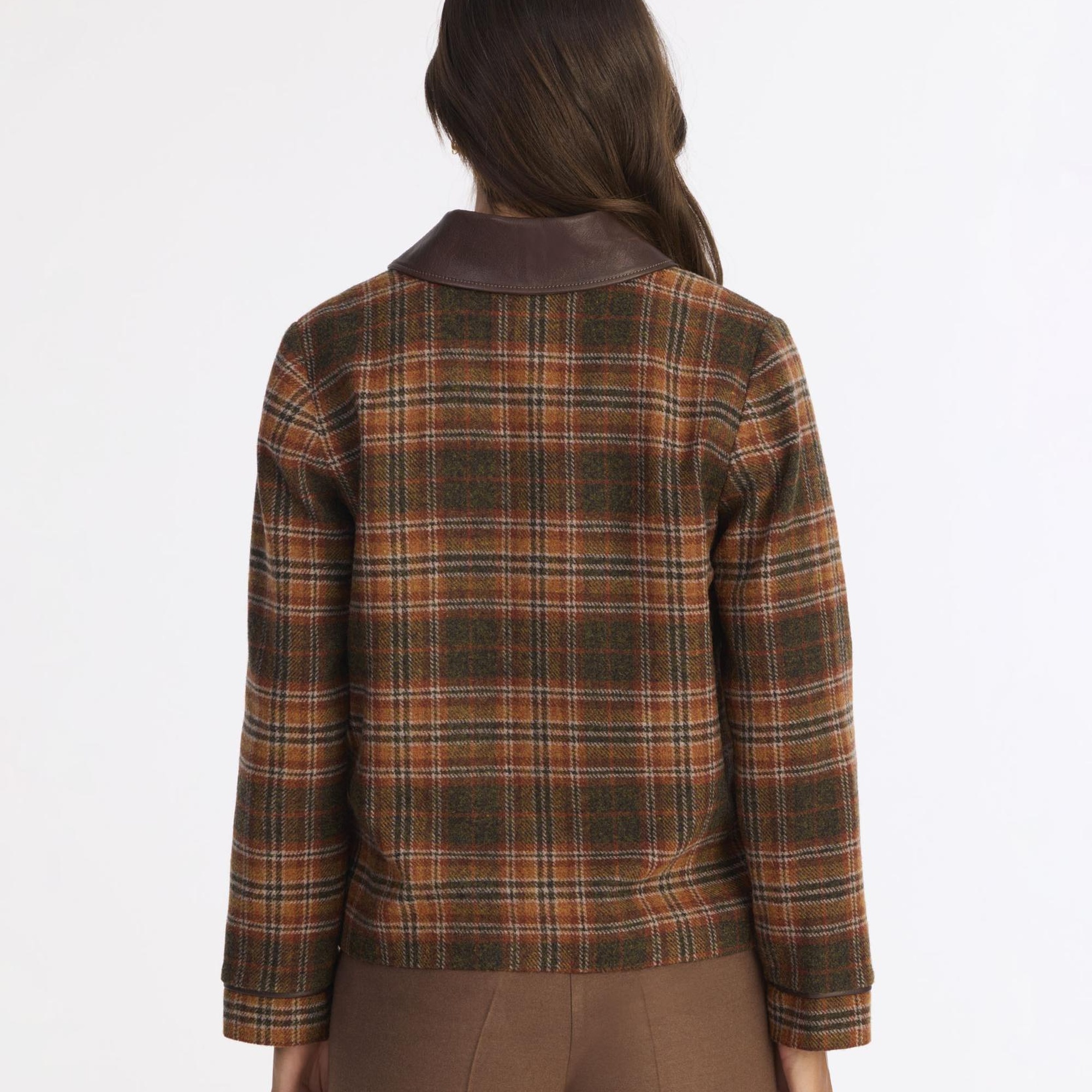 YARGICI Cropped Gömlek Yaka Uzun Kol Ceket