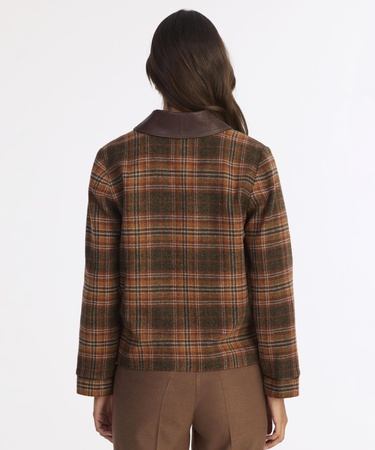  YARGICI Cropped Gömlek Yaka Uzun Kol Ceket