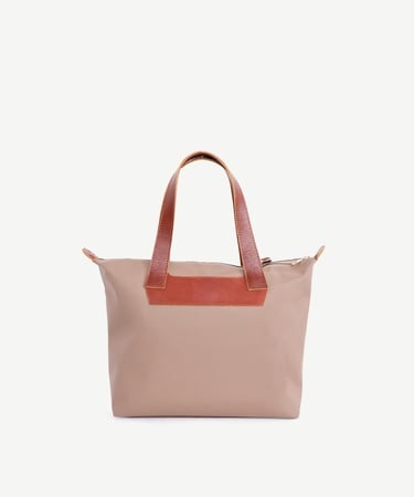  YARGICI Cep Detaylı Deri Garnili Büyük Boy Omuz Çantası