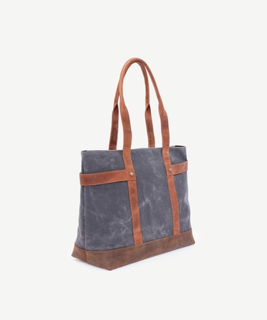  YARGICI Deri Garnili Kumaş Omuz Çantası