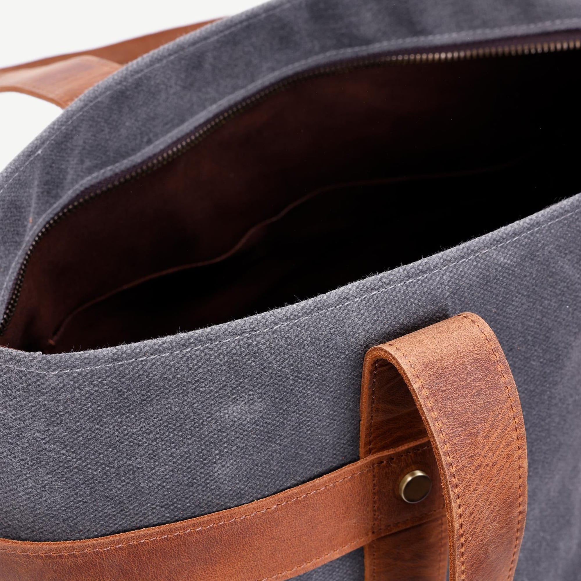 YARGICI Deri Garnili Kumaş Omuz Çantası