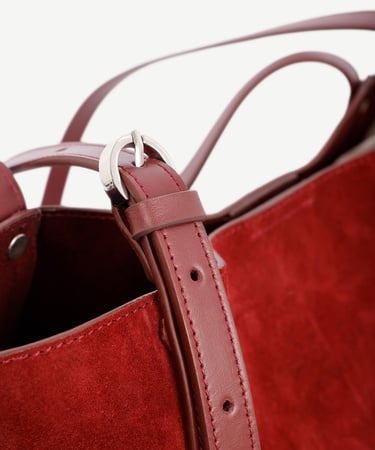  YARGICI Süet Deri Omuz Çantası