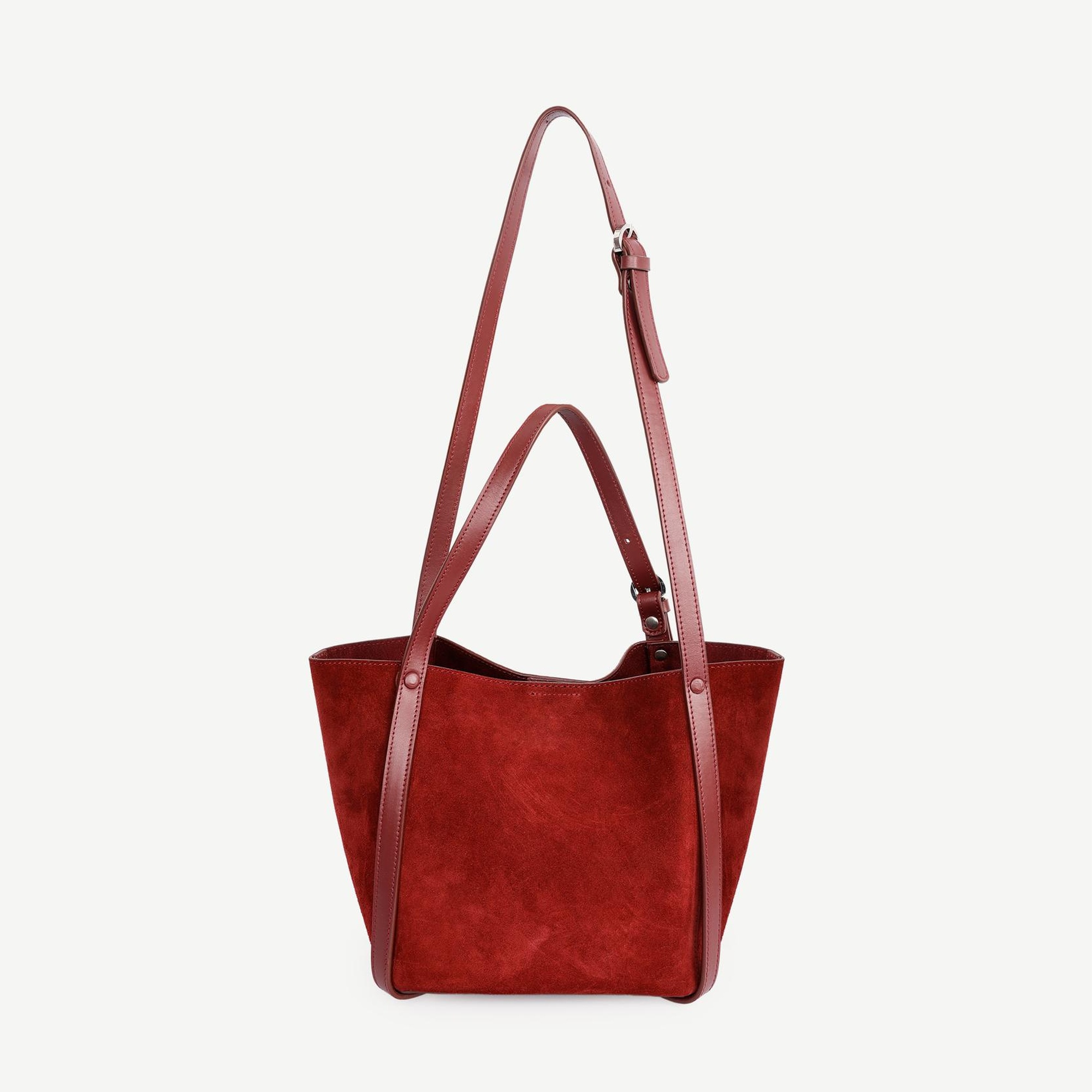 YARGICI Süet Deri Omuz Çantası