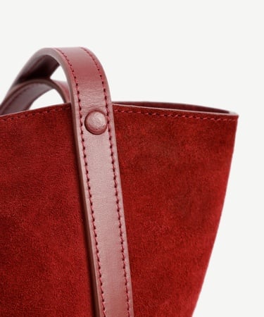  YARGICI Süet Deri Omuz Çantası