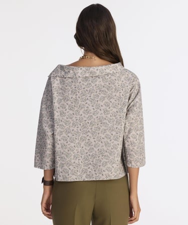  YARGICI Regular Kayık Yaka Uzun Kol Bluz