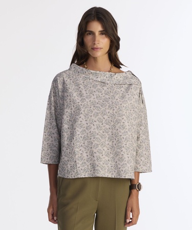  YARGICI Regular Kayık Yaka Uzun Kol Bluz