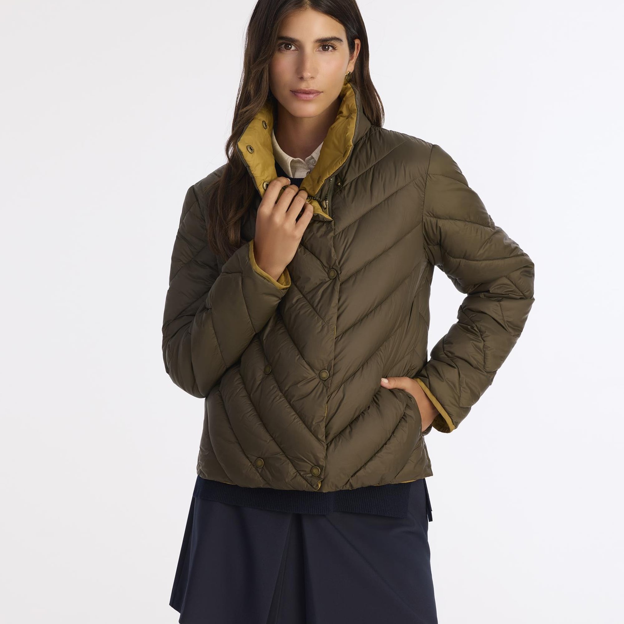 YARGICI Regular Dik Yaka Uzun Kol Mont