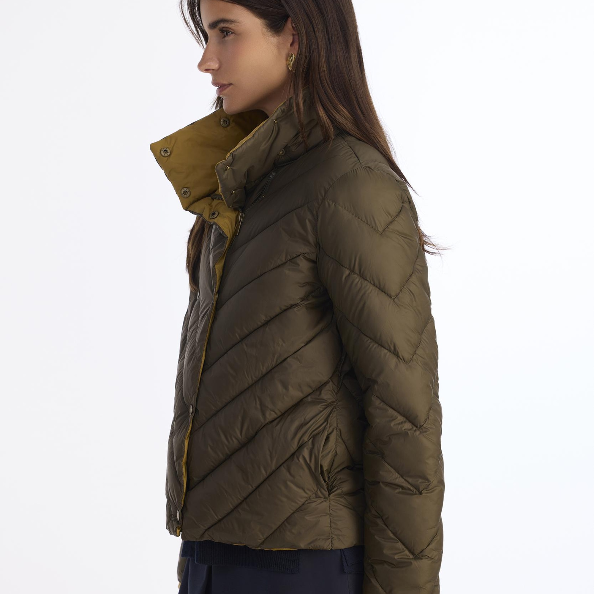 YARGICI Regular Dik Yaka Uzun Kol Mont