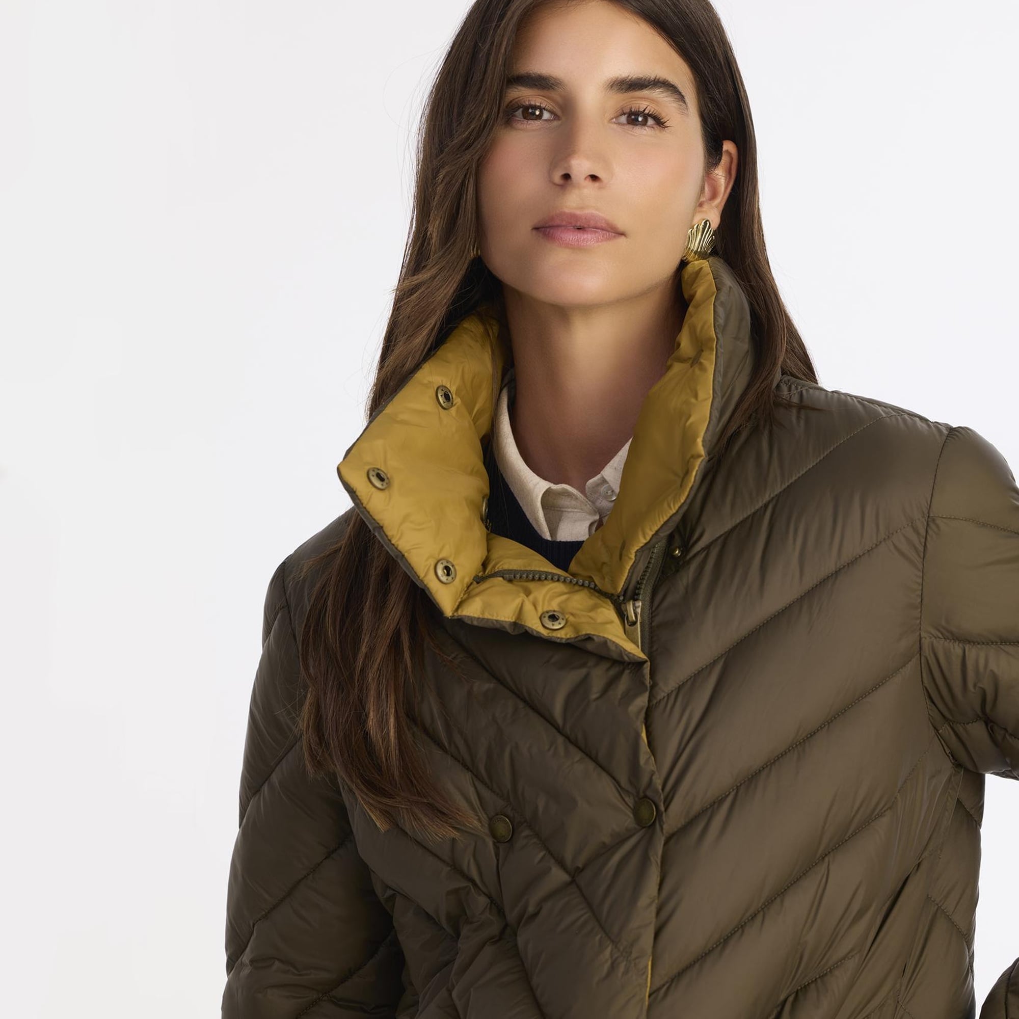 YARGICI Regular Dik Yaka Uzun Kol Mont