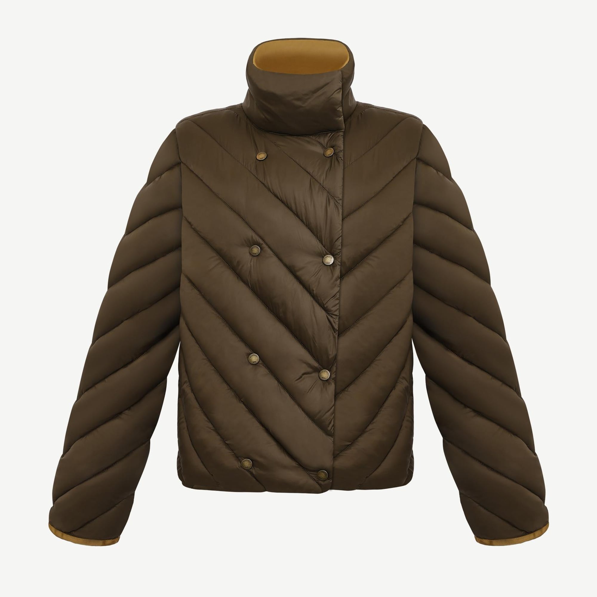 YARGICI Regular Dik Yaka Uzun Kol Mont