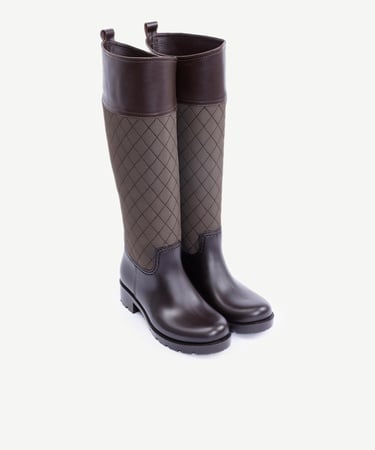  YARGICI Kapitone Detaylı Yağmur Çizmesi