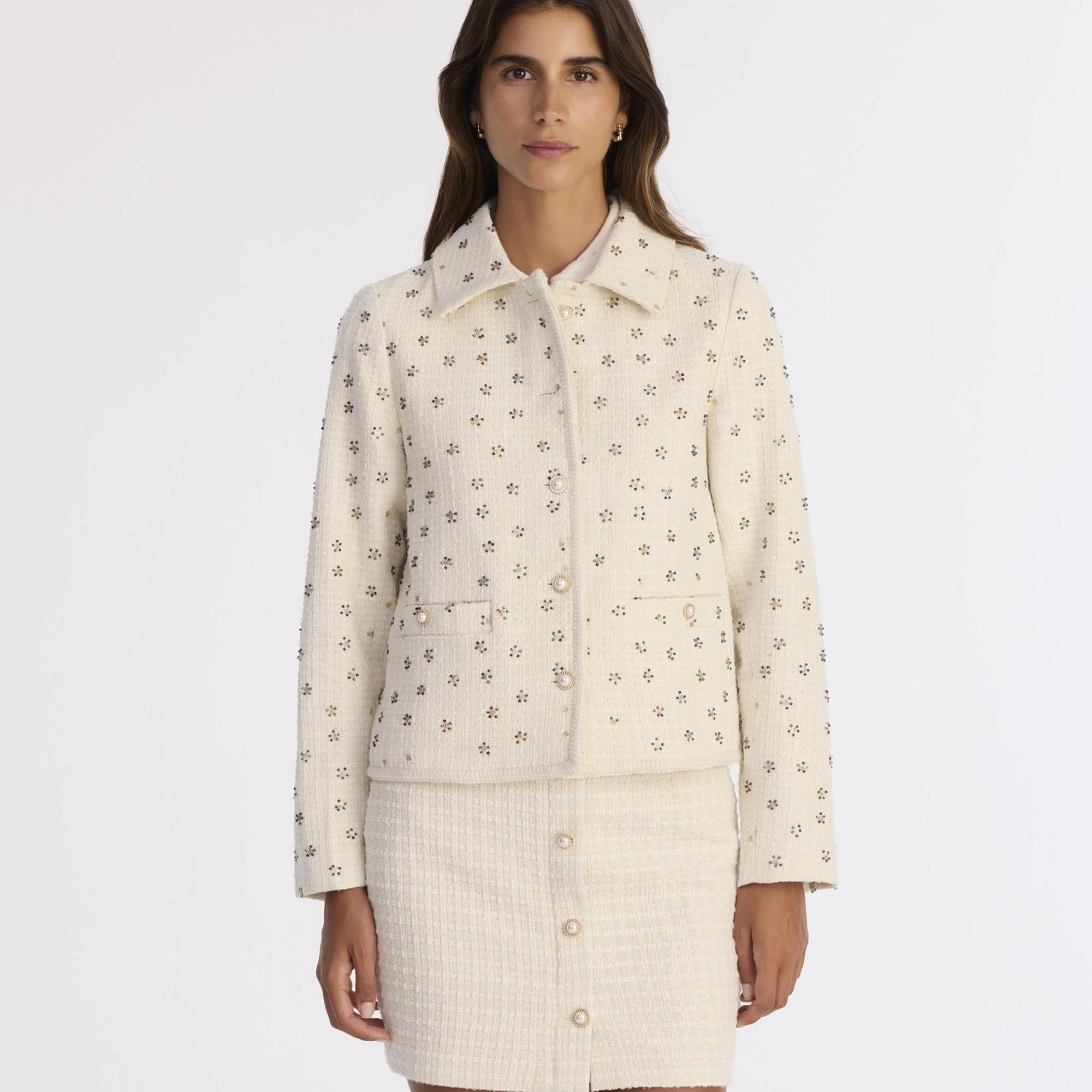 YARGICI Cropped Bisiklet Yaka Uzun Kol Ceket