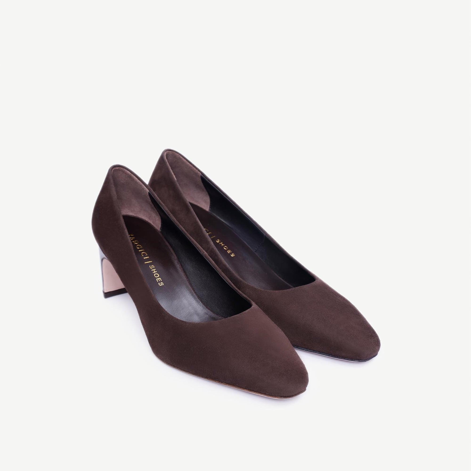 YARGICI Deri Topuklu Ayakkabı