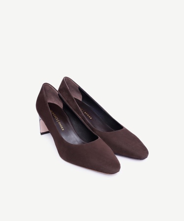  YARGICI Deri Topuklu Ayakkabı