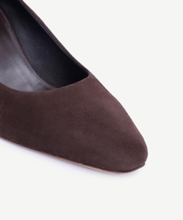  YARGICI Deri Topuklu Ayakkabı