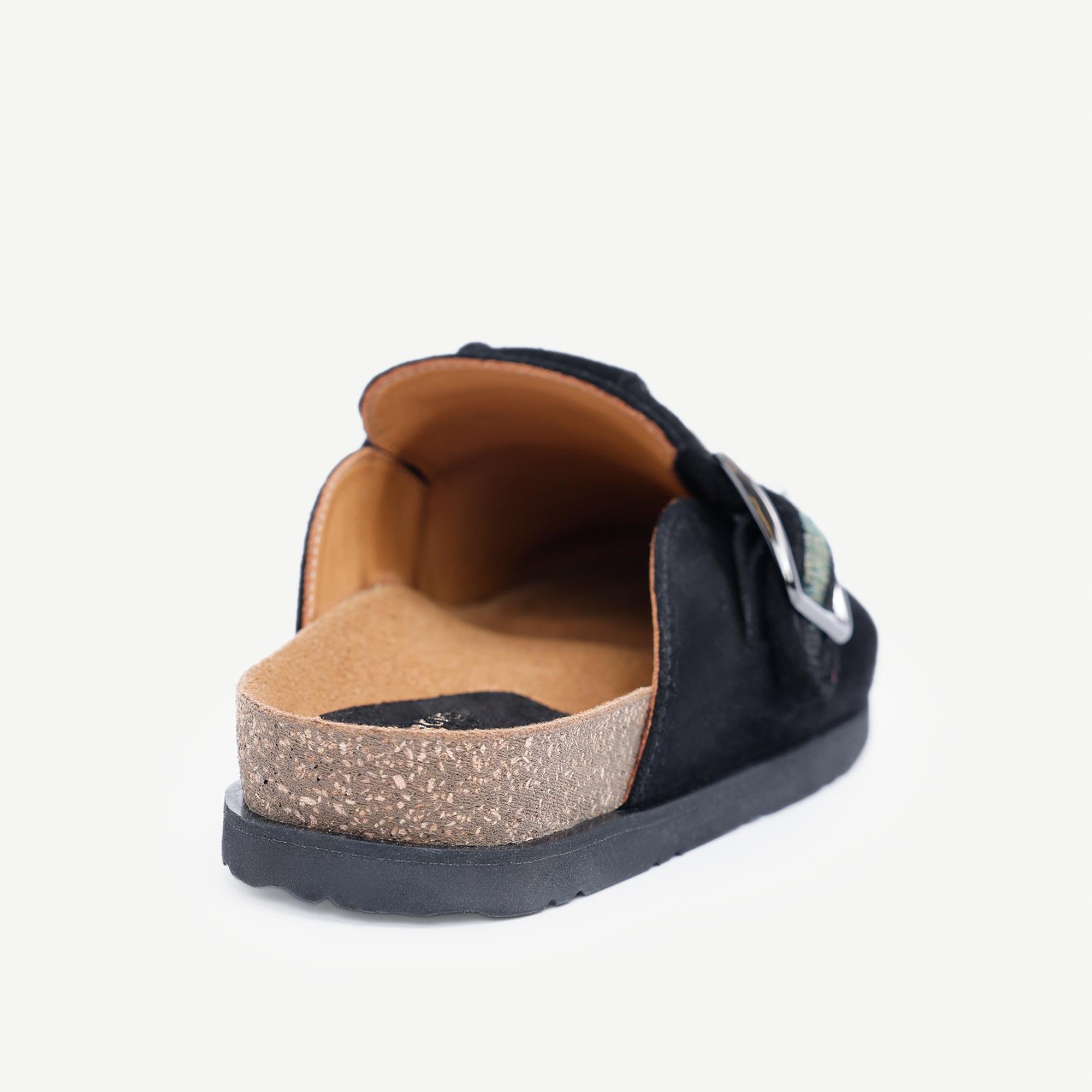 YARGICI Şerit Detaylı Deri Terlik