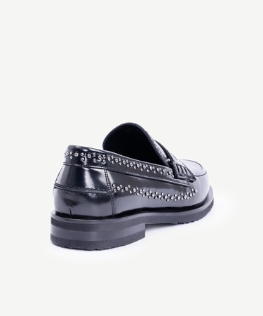  YARGICI Zımba Detaylı Deri Loafer