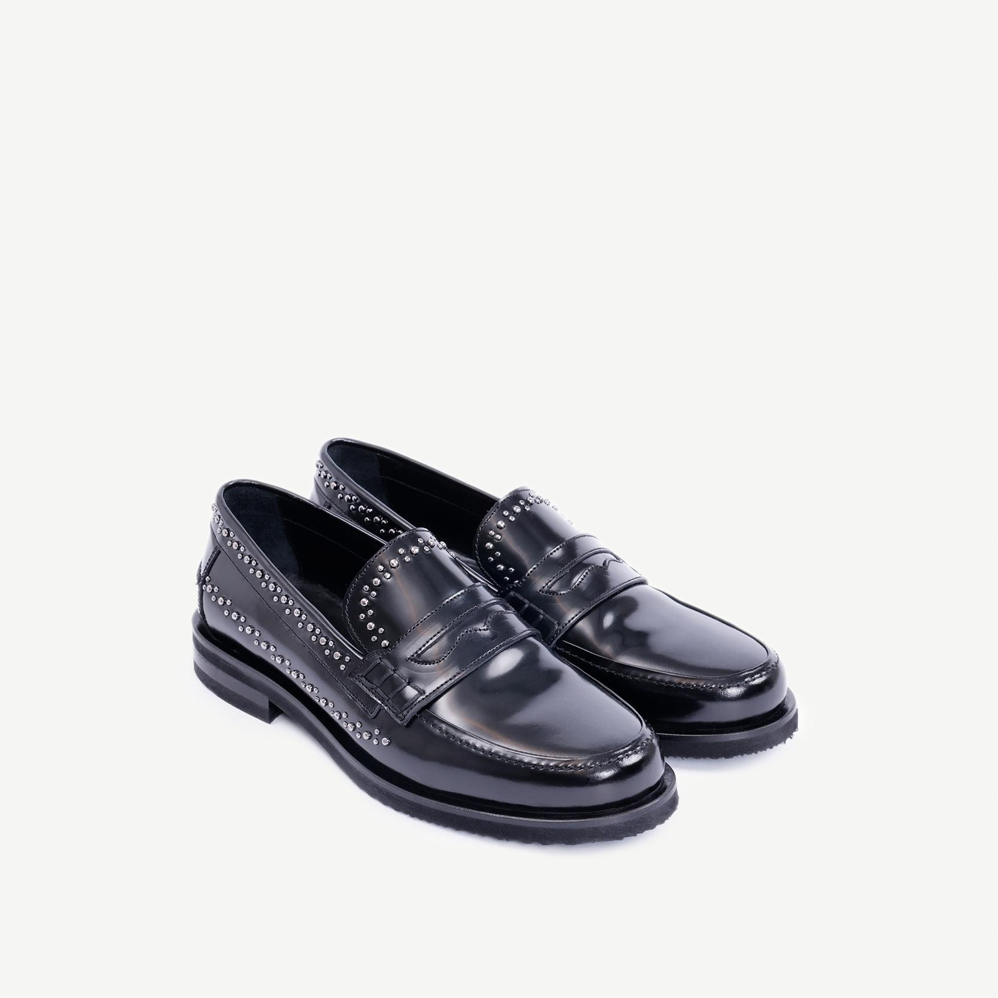 YARGICI Zımba Detaylı Deri Loafer