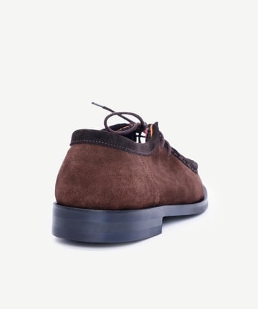  YARGICI Desen Detaylı Bağcıklı Deri Düz Ayakkabı