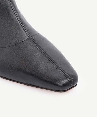  YARGICI Deri Topuklu Çorap Bot